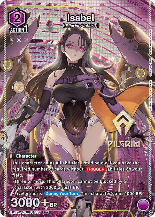 Image for Isabel (039) (R*) (UE14BT/NIK-1-039) (UE14BT: GODDESS OF VICTORY: NIKKE) (UE14BT) - Union Arena