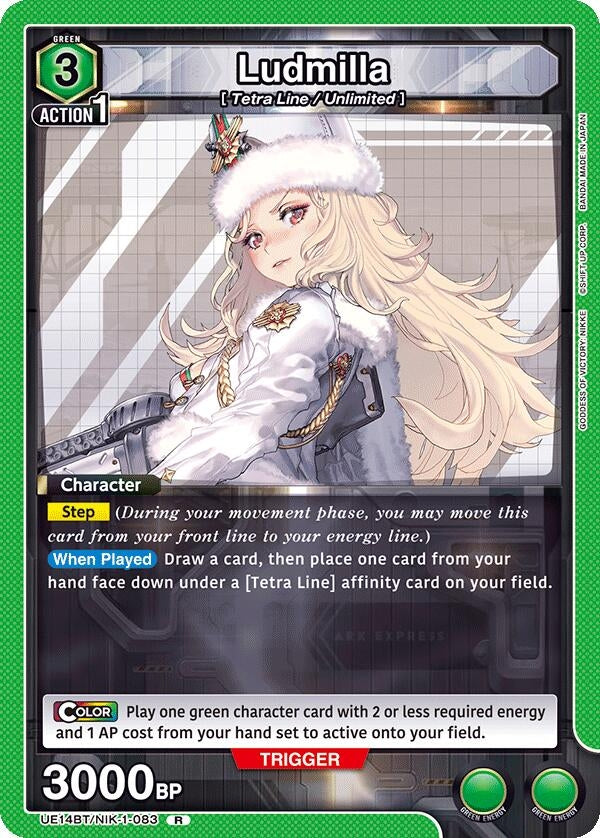 Image for Ludmilla (UE14BT/NIK-1-083) (UE14BT: GODDESS OF VICTORY: NIKKE) (UE14BT) - Union Arena