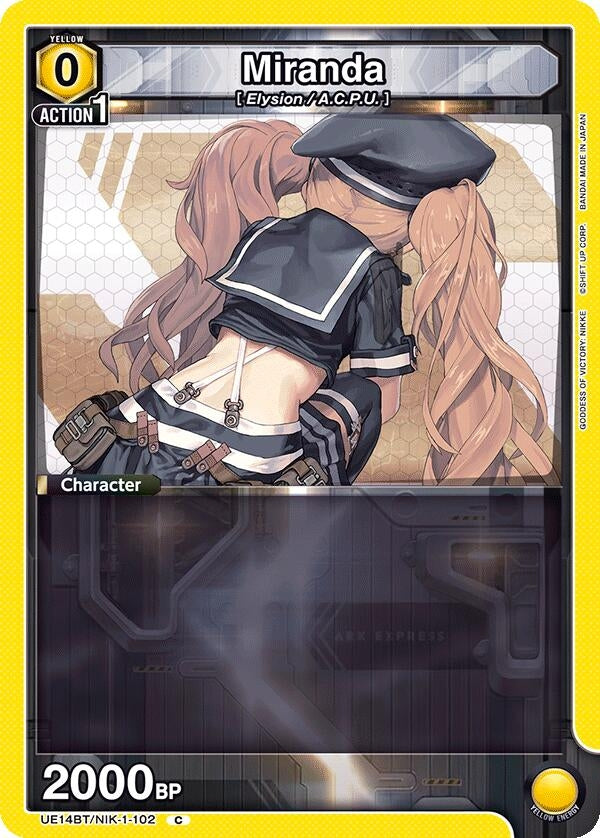 Image for Miranda (UE14BT/NIK-1-102) (UE14BT: GODDESS OF VICTORY: NIKKE) (UE14BT) - Union Arena