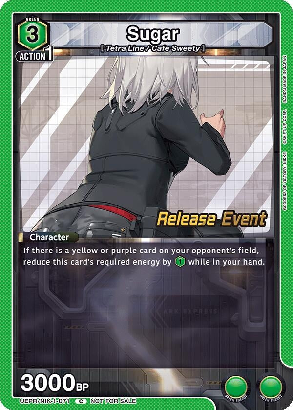 Image for Sugar (UEPR/NIK-1-071) (UE14BT: GODDESS OF VICTORY: NIKKE Release Event Cards) (UE14BT_RE) - Union Arena