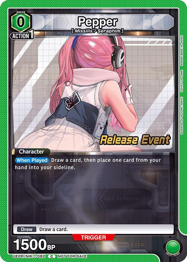 Image for Pepper (UEPR/NIK-1-082) (UE14BT: GODDESS OF VICTORY: NIKKE Release Event Cards) (UE14BT_RE) - Union Arena