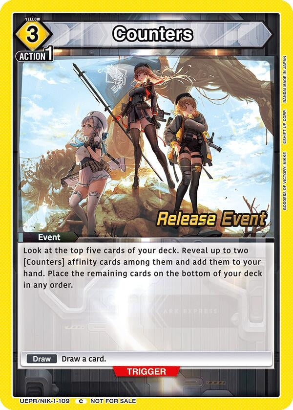 Image for Counters (UEPR/NIK-1-109) (UE14BT: GODDESS OF VICTORY: NIKKE Release Event Cards) (UE14BT_RE) - Union Arena