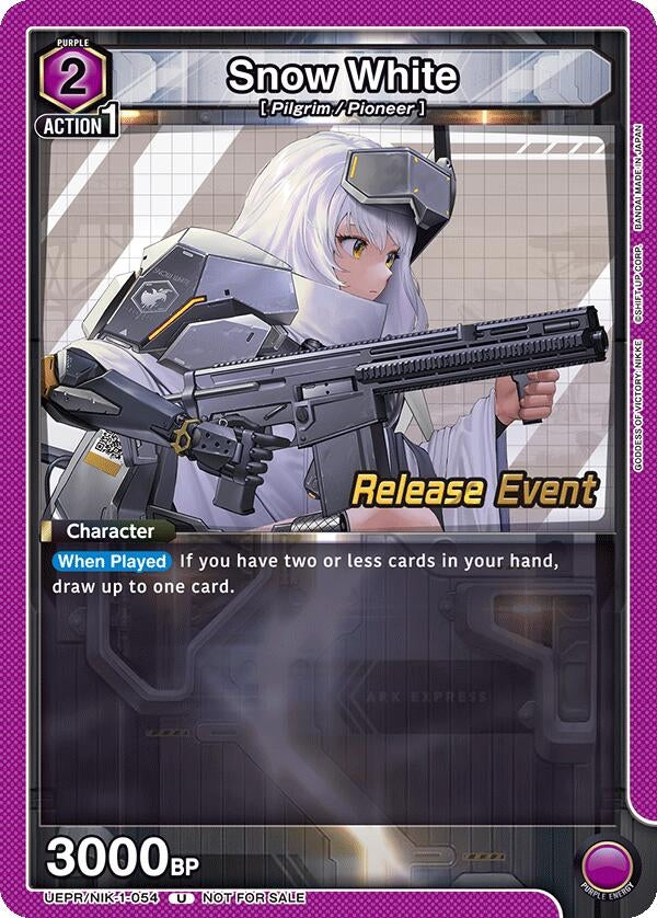 Image for Snow White (054) (UEPR/NIK-1-054) (UE14BT: GODDESS OF VICTORY: NIKKE Release Event Cards) (UE14BT_RE) - Union Arena