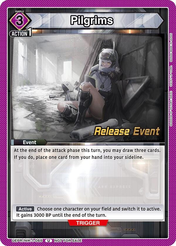 Image for Pilgrims (UEPR/NIK-1-065) (UE14BT: GODDESS OF VICTORY: NIKKE Release Event Cards) (UE14BT_RE) - Union Arena