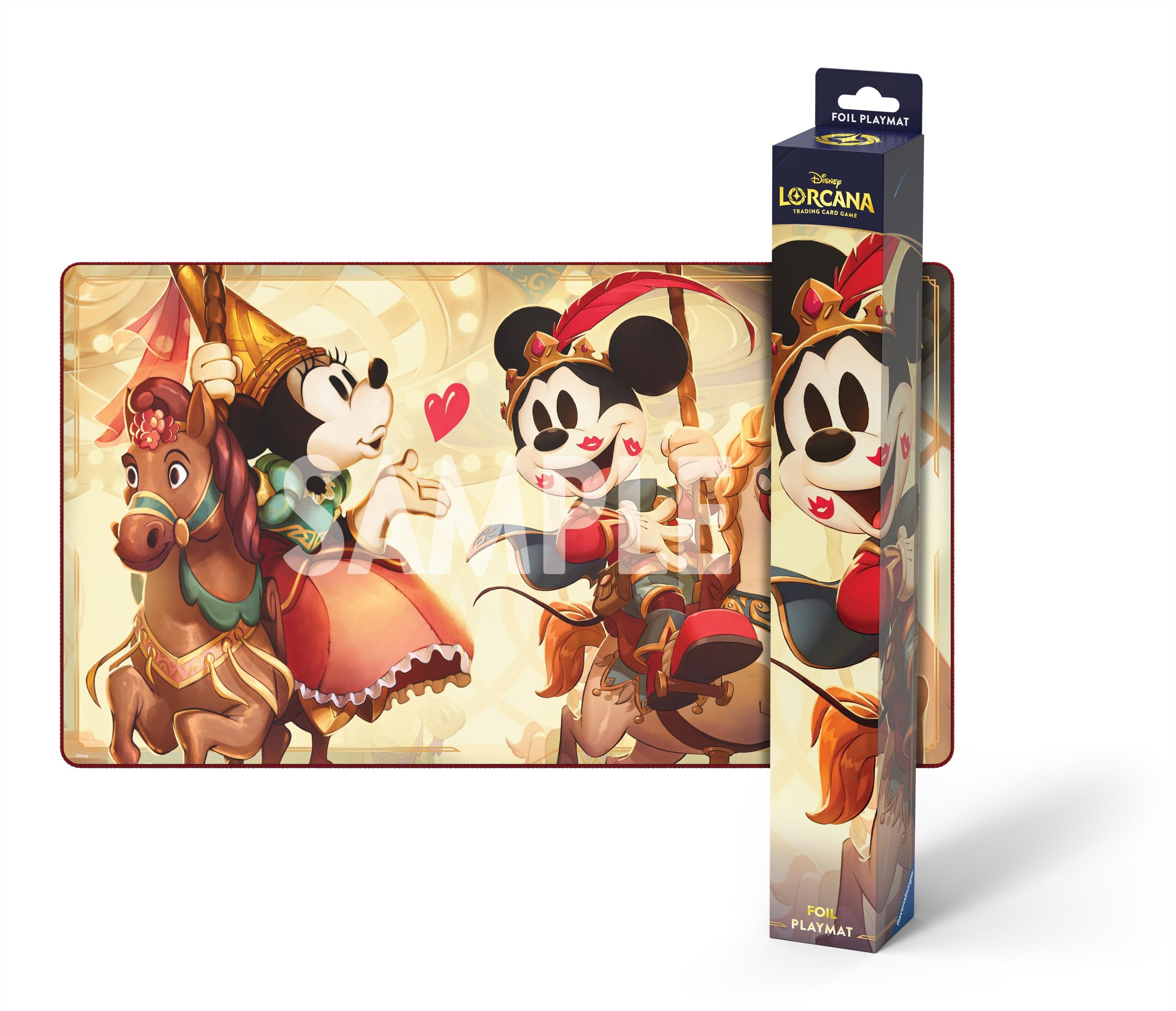 Image for Disney Lorcana: Mickey Mouse & Minnie Mouse Foil Playmat - Playmats