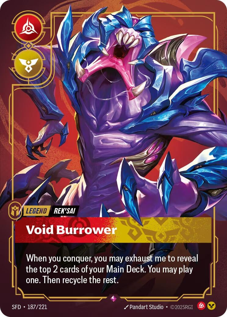 Rek'sai - Void Burrower (187/221) (Spiritforged) - PokeBox USA