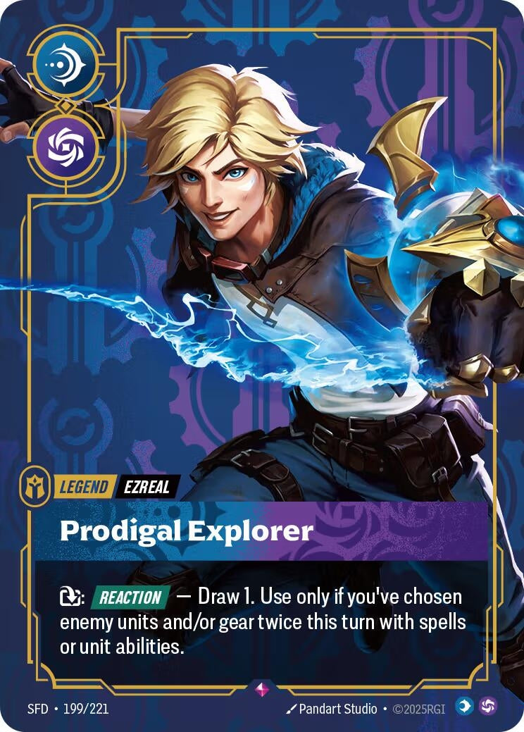 Ezreal - Prodigal Explorer (199/221) (Spiritforged) - PokeBox USA