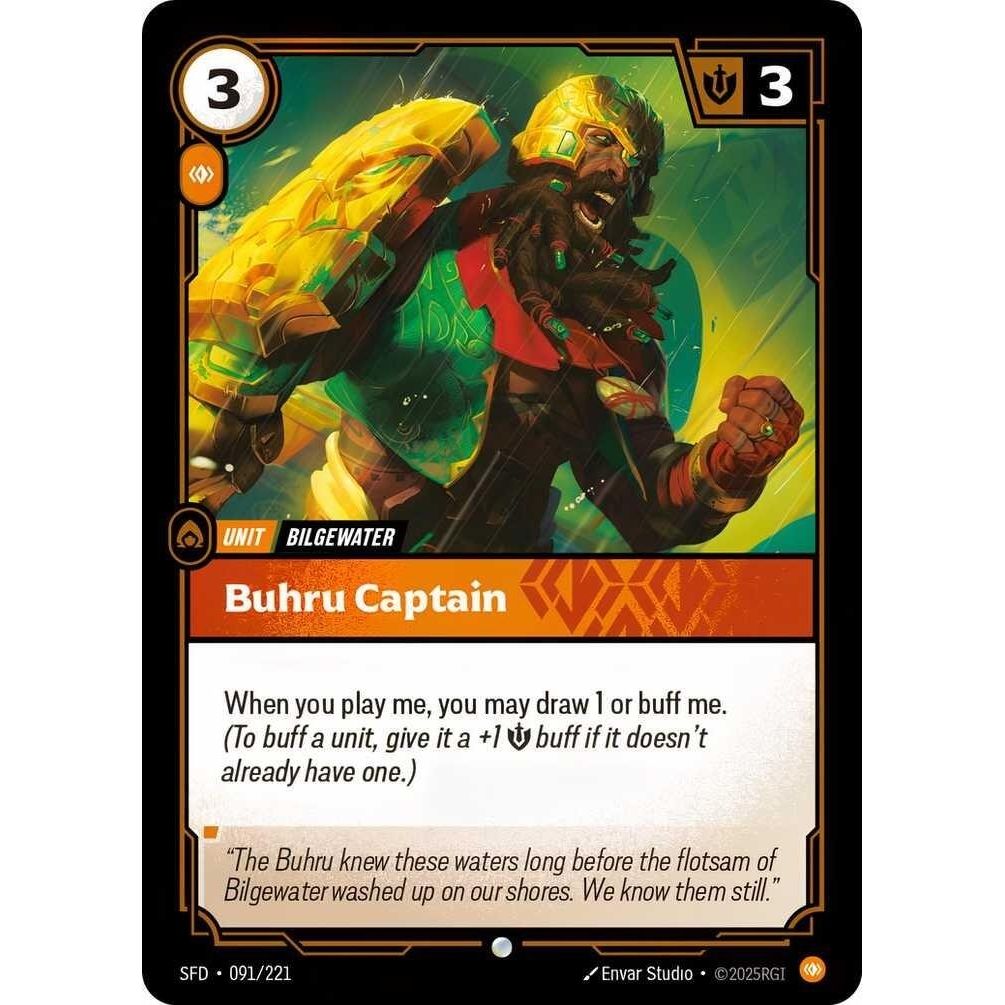 Buhru Captain (091/221) (Spiritforged) - PokeBox USA