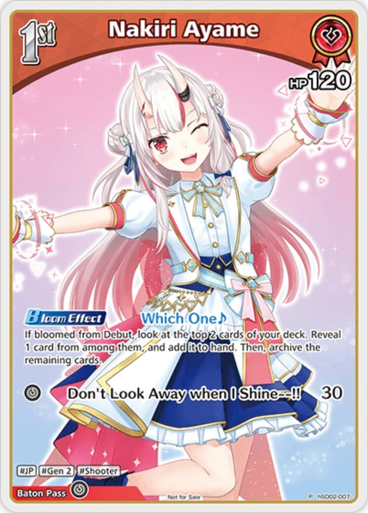 Image for Nakiri Ayame (P) (hSD02-007) (hSD02-007) (hololive OFFICIAL CARD GAME Promos) (hOCGP) - Hololive