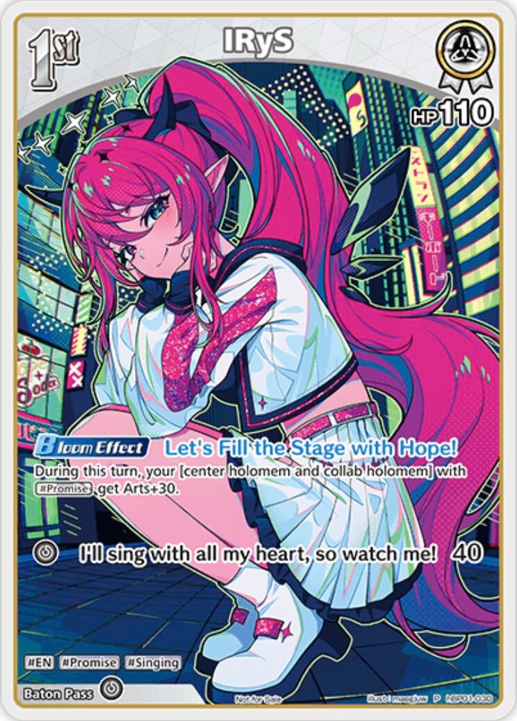 Image for IRyS (P) (hBP01-030) (hBP01-030) (hololive OFFICIAL CARD GAME Promos) (hOCGP) - Hololive