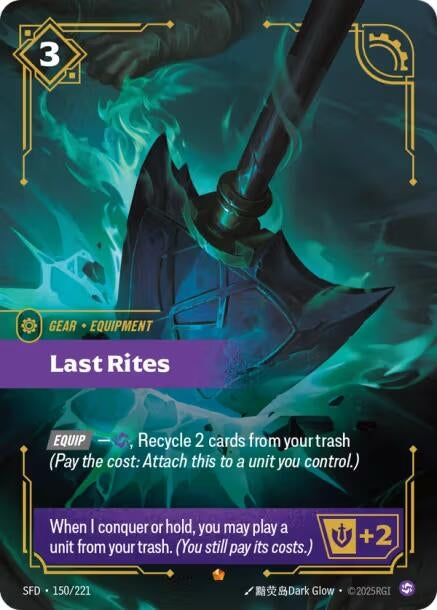 Image for Last Rites (150/221) (Spiritforged) (SFD) - Riftbound: League of Legends Trading Card Game