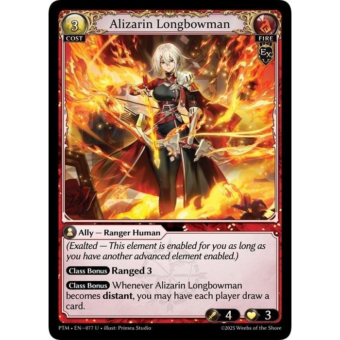 Image for Alizarin Longbowman (077) (Phantom Monarchs) - Grand Archive TCG