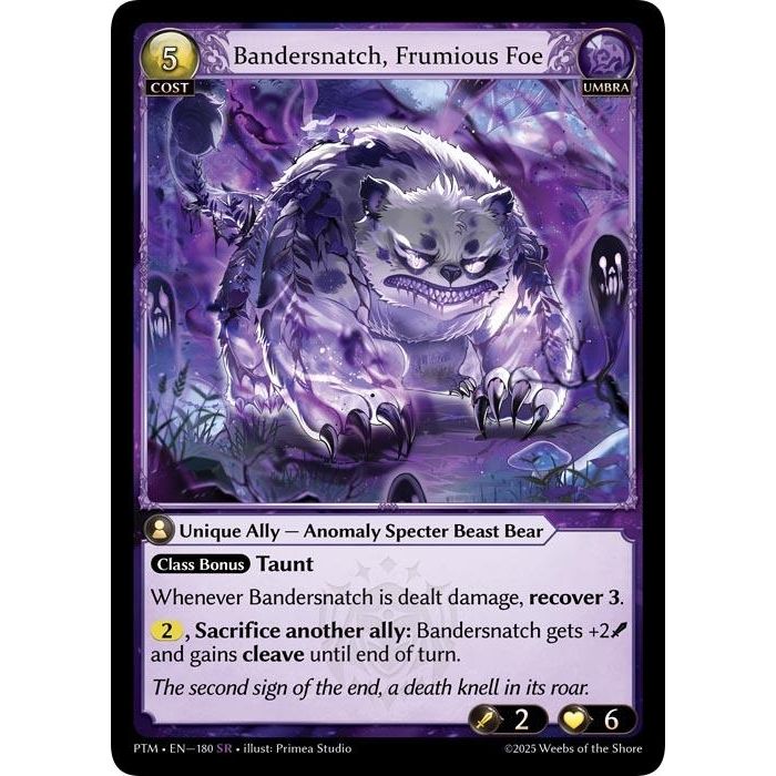 Image for Bandersnatch, Frumious Foe (180) (Phantom Monarchs) - Grand Archive TCG