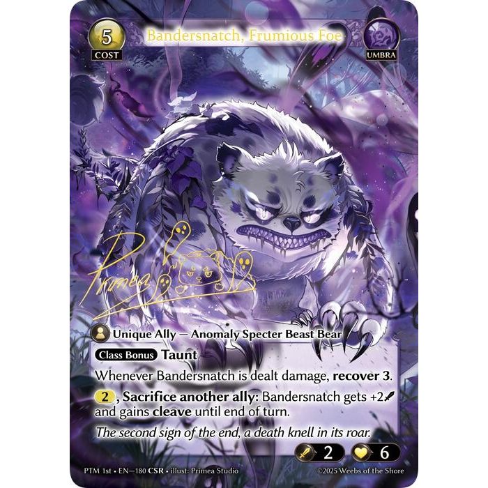 Image for Bandersnatch, Frumious Foe (CSR) (180) (Phantom Monarchs) - Grand Archive TCG