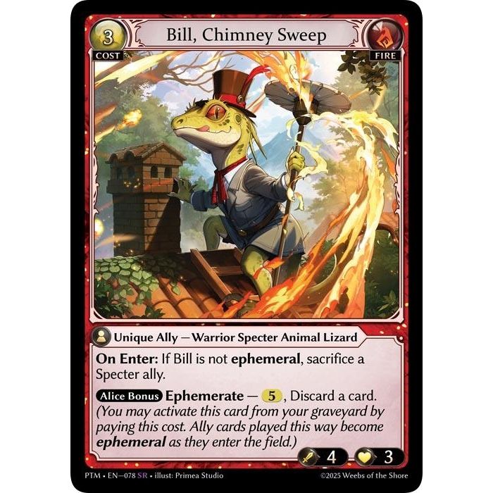 Image for Bill, Chimney Sweep (078) (Phantom Monarchs) - Grand Archive TCG