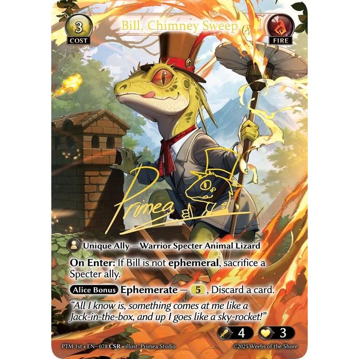 Image for Bill, Chimney Sweep (CSR) (078) (Phantom Monarchs) - Grand Archive TCG