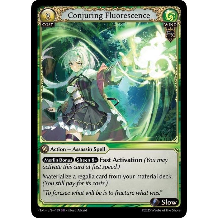 Image for Conjuring Fluorescence (139) (Phantom Monarchs) - Grand Archive TCG