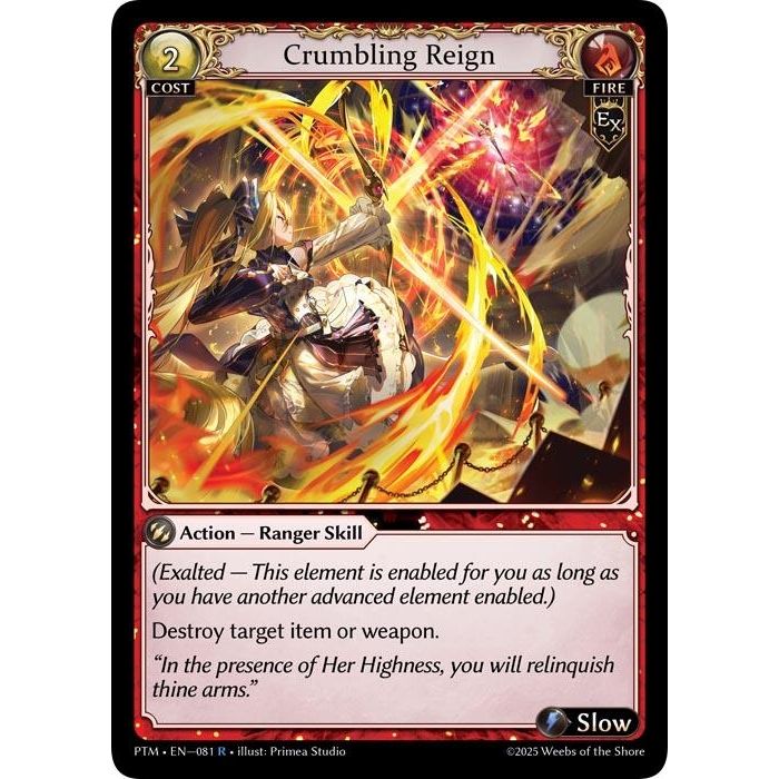 Image for Crumbling Reign (081) (Phantom Monarchs) - Grand Archive TCG