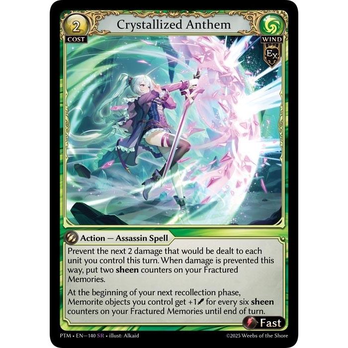 Image for Crystallized Anthem (140) (Phantom Monarchs) - Grand Archive TCG