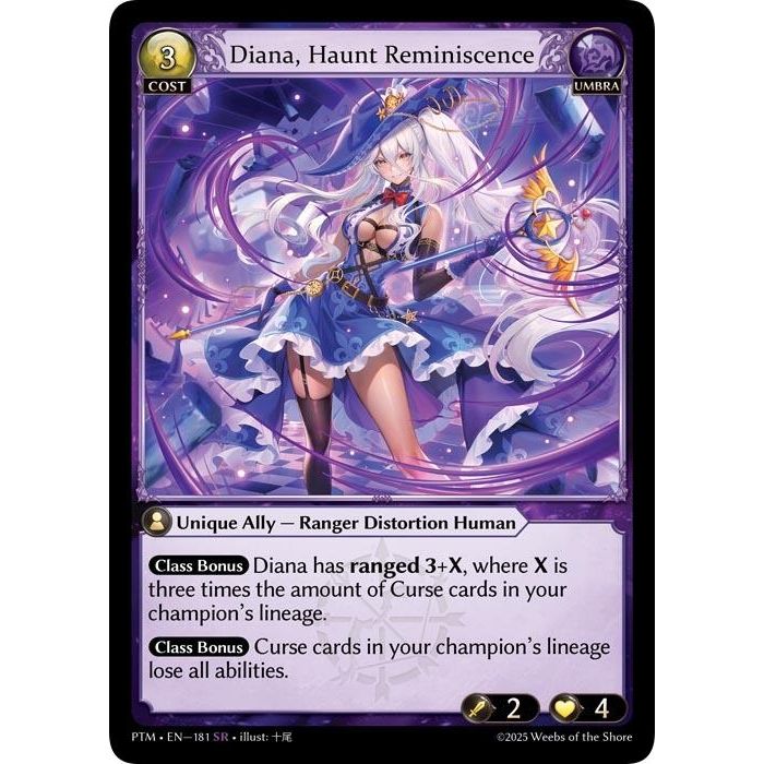Image for Diana, Haunt Reminiscence (181) (Phantom Monarchs) - Grand Archive TCG