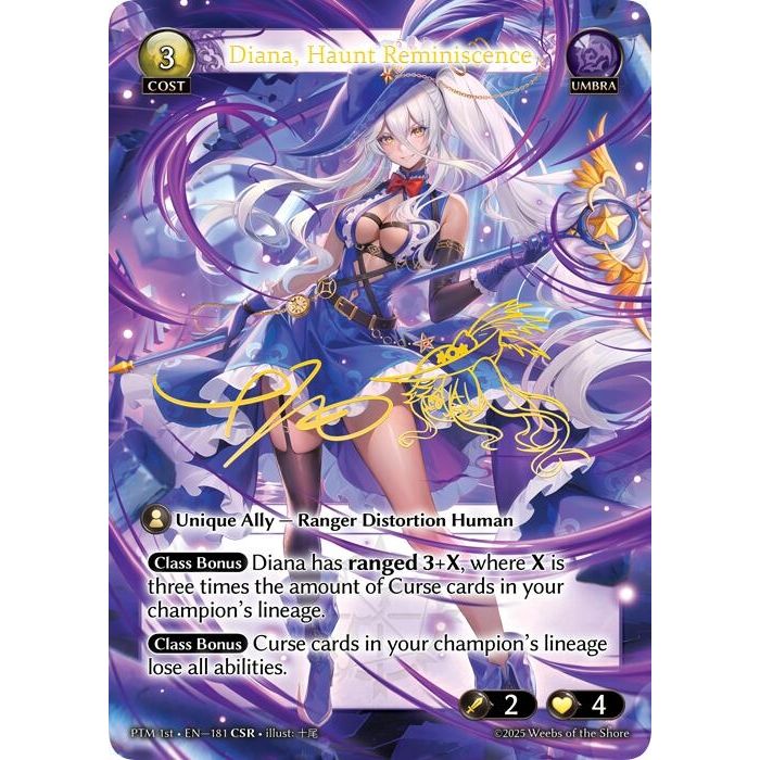 Image for Diana, Haunt Reminiscence (CSR) (181) (Phantom Monarchs) - Grand Archive TCG