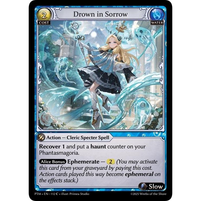 Image for Drown in Sorrow (112) (Phantom Monarchs) - Grand Archive TCG