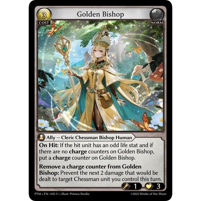 Image for Golden Bishop (035) (Phantom Monarchs) - Grand Archive TCG