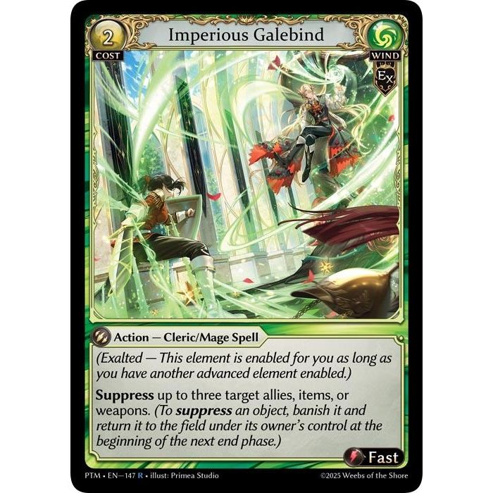 Image for Imperious Galebind (147) (Phantom Monarchs) - Grand Archive TCG