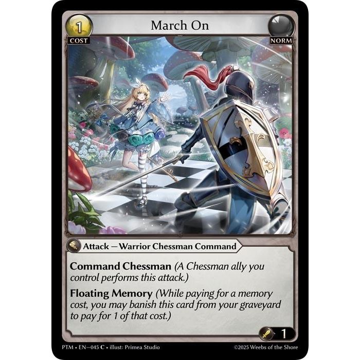 Image for March On (045) (Phantom Monarchs) - Grand Archive TCG