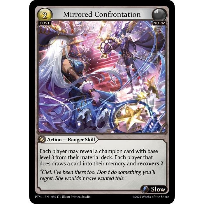 Image for Mirrored Confrontation (050) (Phantom Monarchs) - Grand Archive TCG