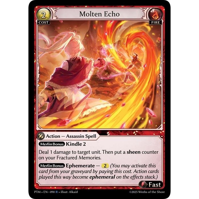 Image for Molten Echo (090) (Phantom Monarchs) - Grand Archive TCG