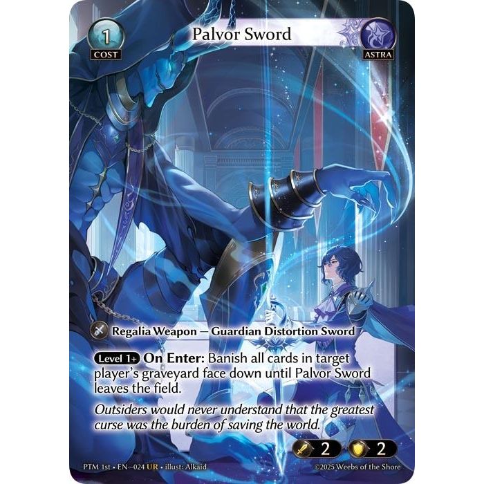 Image for Palvor Sword (024) (Phantom Monarchs) - Grand Archive TCG