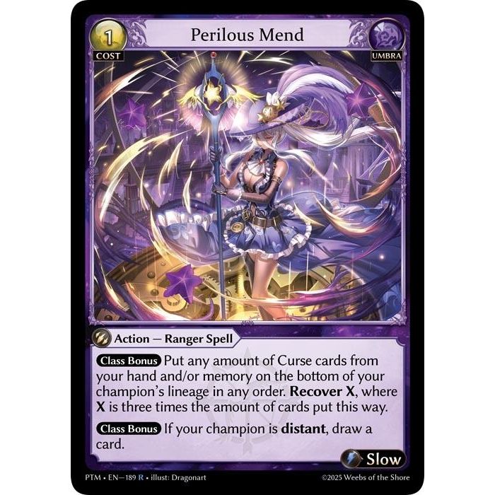 Image for Perilous Mend (189) (Phantom Monarchs) - Grand Archive TCG