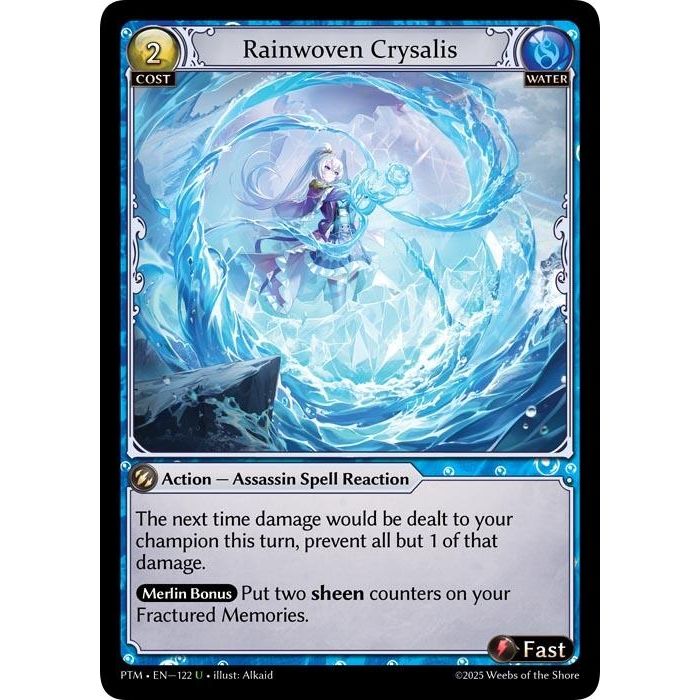 Image for Rainwoven Crysalis (122) (Phantom Monarchs) - Grand Archive TCG