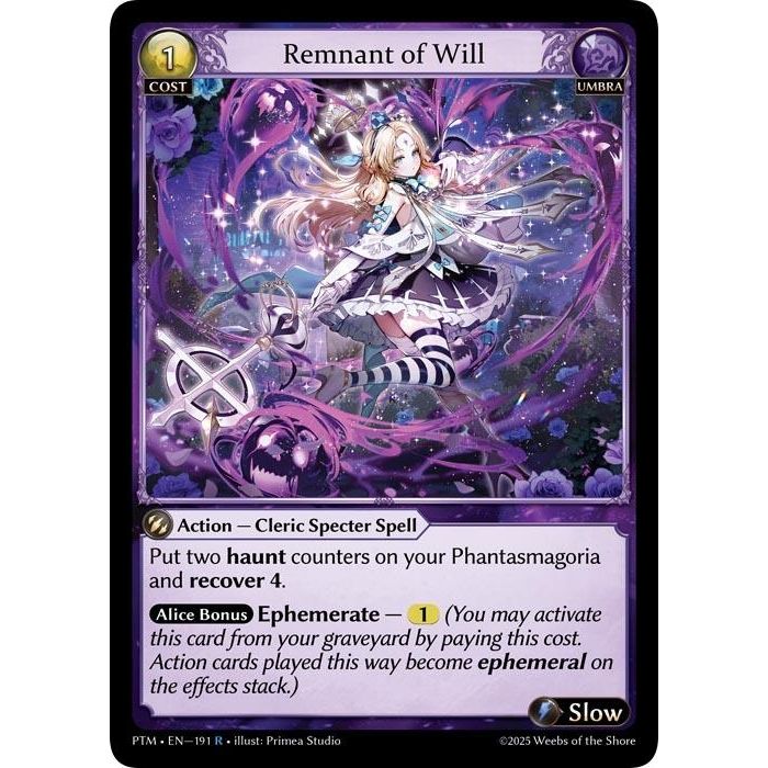 Image for Remnant of Will (191) (Phantom Monarchs) - Grand Archive TCG