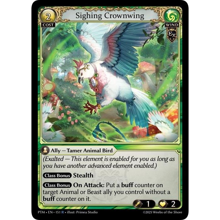 Image for Sighing Crownwing (151) (Phantom Monarchs) - Grand Archive TCG
