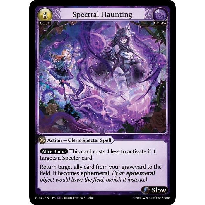 Image for Spectral Haunting (192) (Phantom Monarchs) - Grand Archive TCG