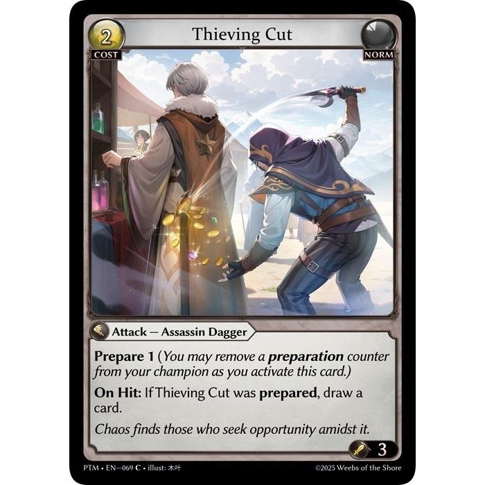 Image for Thieving Cut (069) (Phantom Monarchs) - Grand Archive TCG