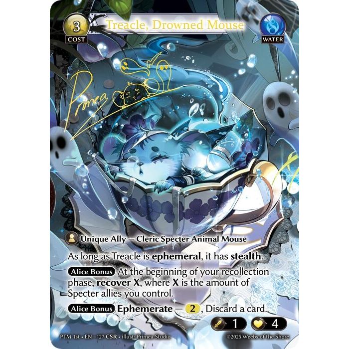 Image for Treacle, Drowned Mouse (CSR) (127) (Phantom Monarchs) - Grand Archive TCG
