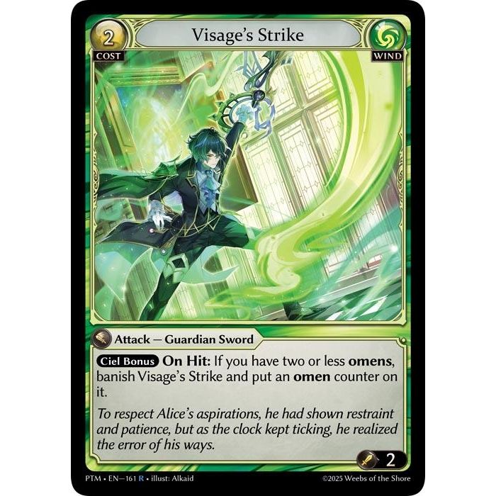 Image for Visage's Strike (161) (Phantom Monarchs) - Grand Archive TCG