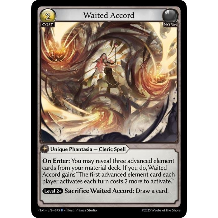Image for Waited Accord (075) (Phantom Monarchs) - Grand Archive TCG