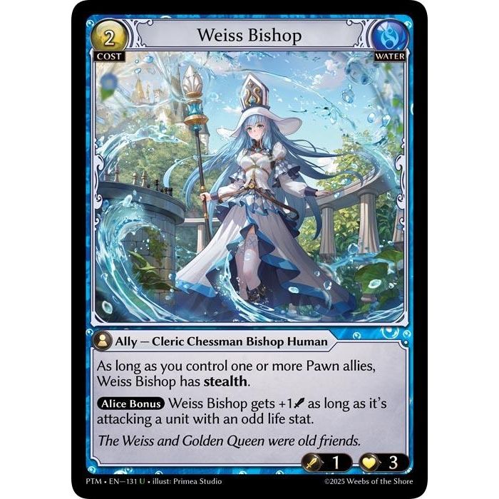 Image for Weiss Bishop (131) (Phantom Monarchs) - Grand Archive TCG