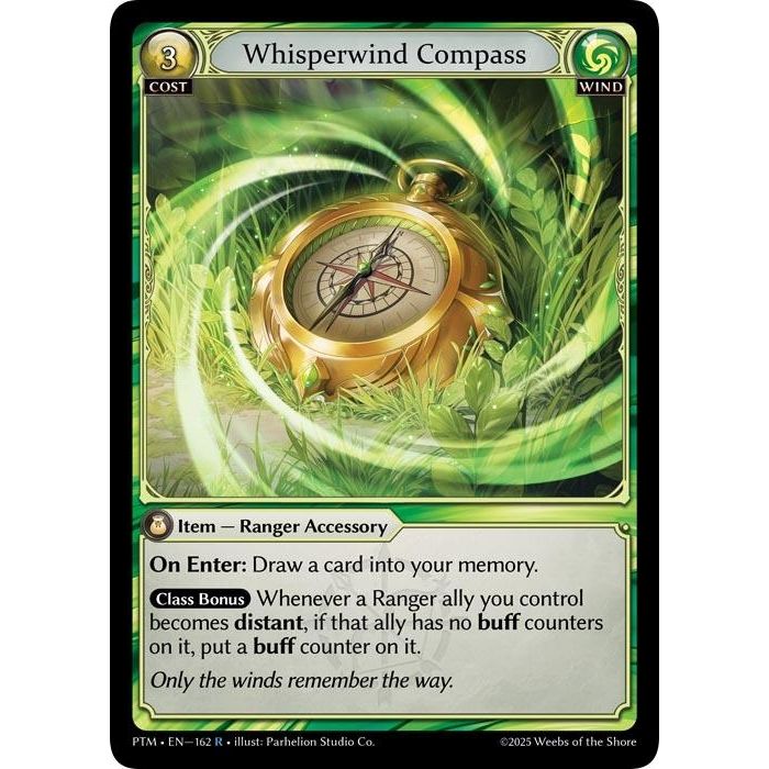 Image for Whisperwind Compass (162) (Phantom Monarchs) - Grand Archive TCG