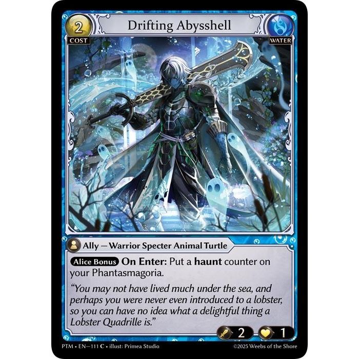 Image for Drifting Abysshell (Curio Foil) (111) (Phantom Monarchs) - Grand Archive TCG