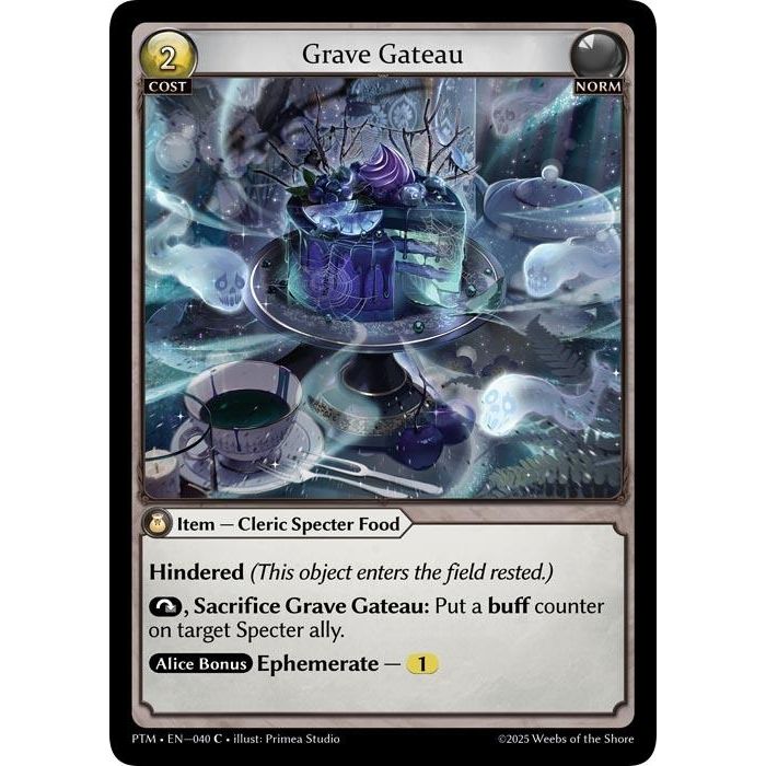 Image for Grave Gateau (Curio Foil) (040) (Phantom Monarchs) - Grand Archive TCG