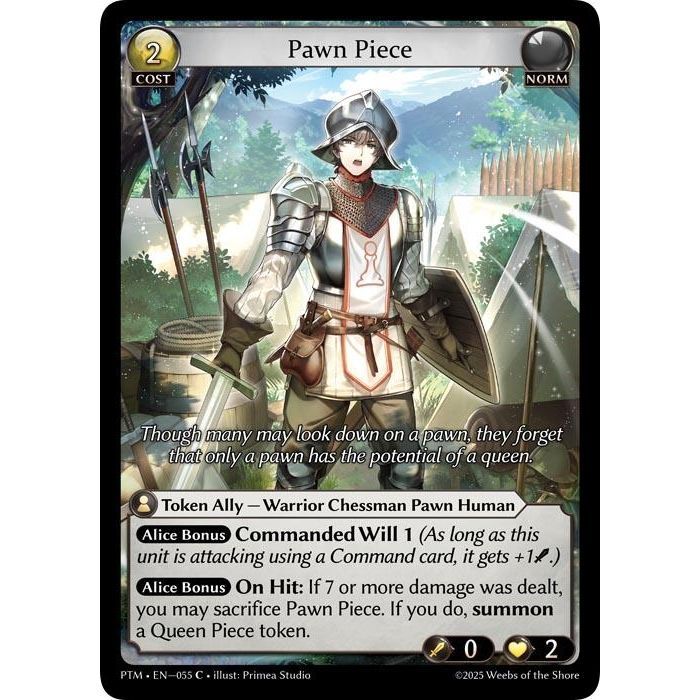 Image for Pawn Piece (Curio Foil) (055) (Phantom Monarchs) - Grand Archive TCG