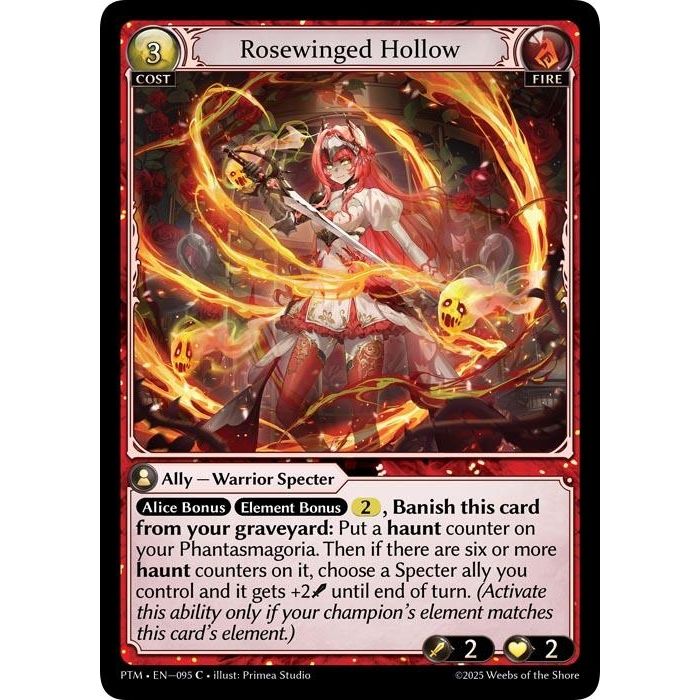 Image for Rosewinged Hollow (Curio Foil) (095) (Phantom Monarchs) - Grand Archive TCG