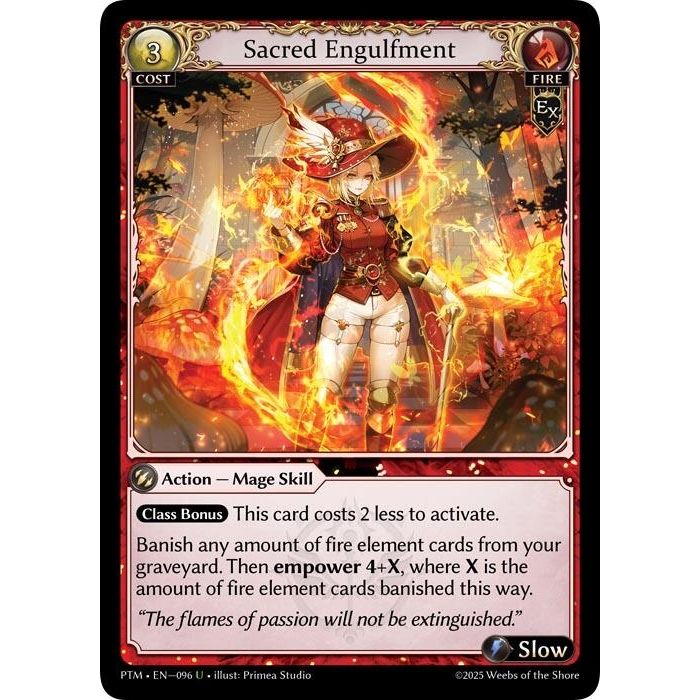 Image for Sacred Engulfment (Curio Foil) (096) (Phantom Monarchs) - Grand Archive TCG