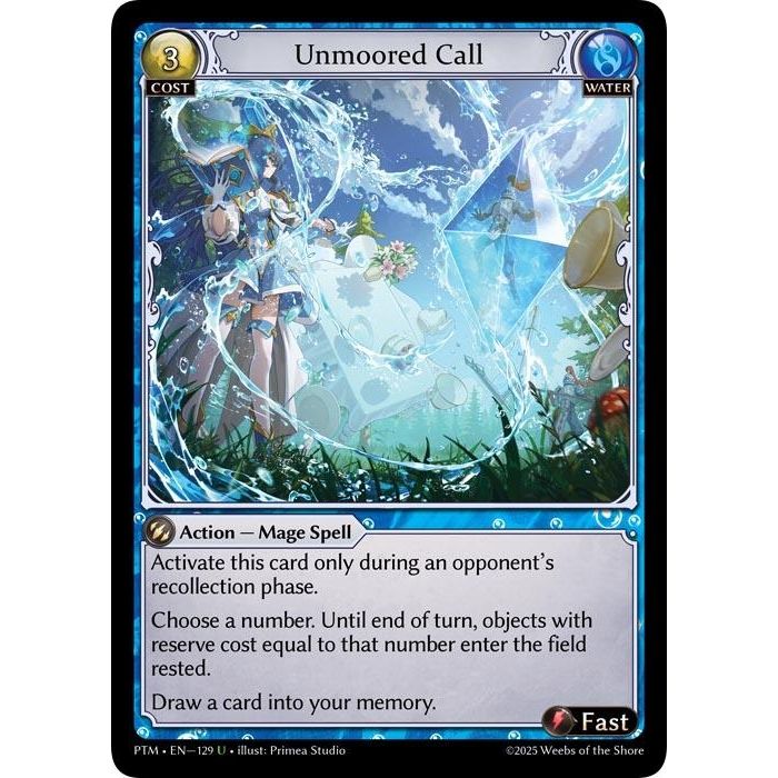 Image for Unmoored Call (Curio Foil) (129) (Phantom Monarchs) - Grand Archive TCG