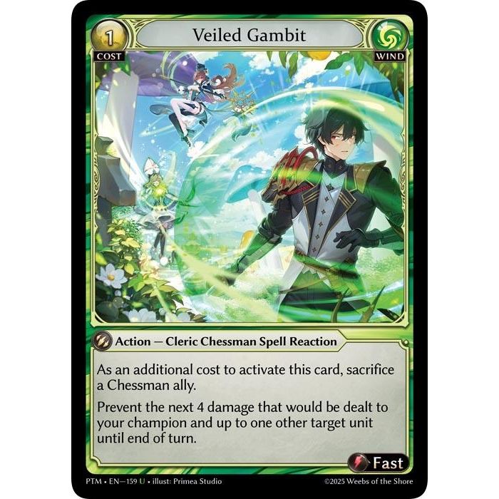 Image for Veiled Gambit (Curio Foil) (159) (Phantom Monarchs) - Grand Archive TCG